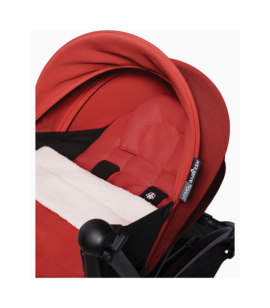 YOYO 0+ 初生睡籃, 紅色, mainview 圖庫圖像 3